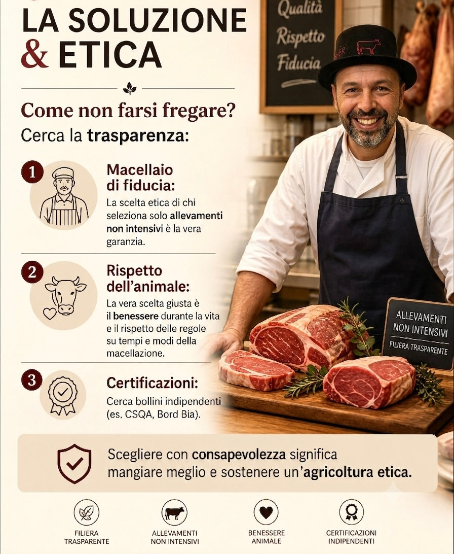 Perché la carne della Macelleria Agnoletto è una scelta di valore: la nostra promessa di qualità, dalla selezione al tuo piatto