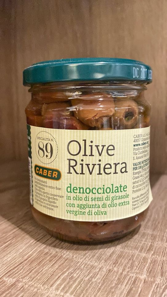 OLIVE TAGGIASCHE  selezione in Olio Extravergine di Oliva e Semi di girasole