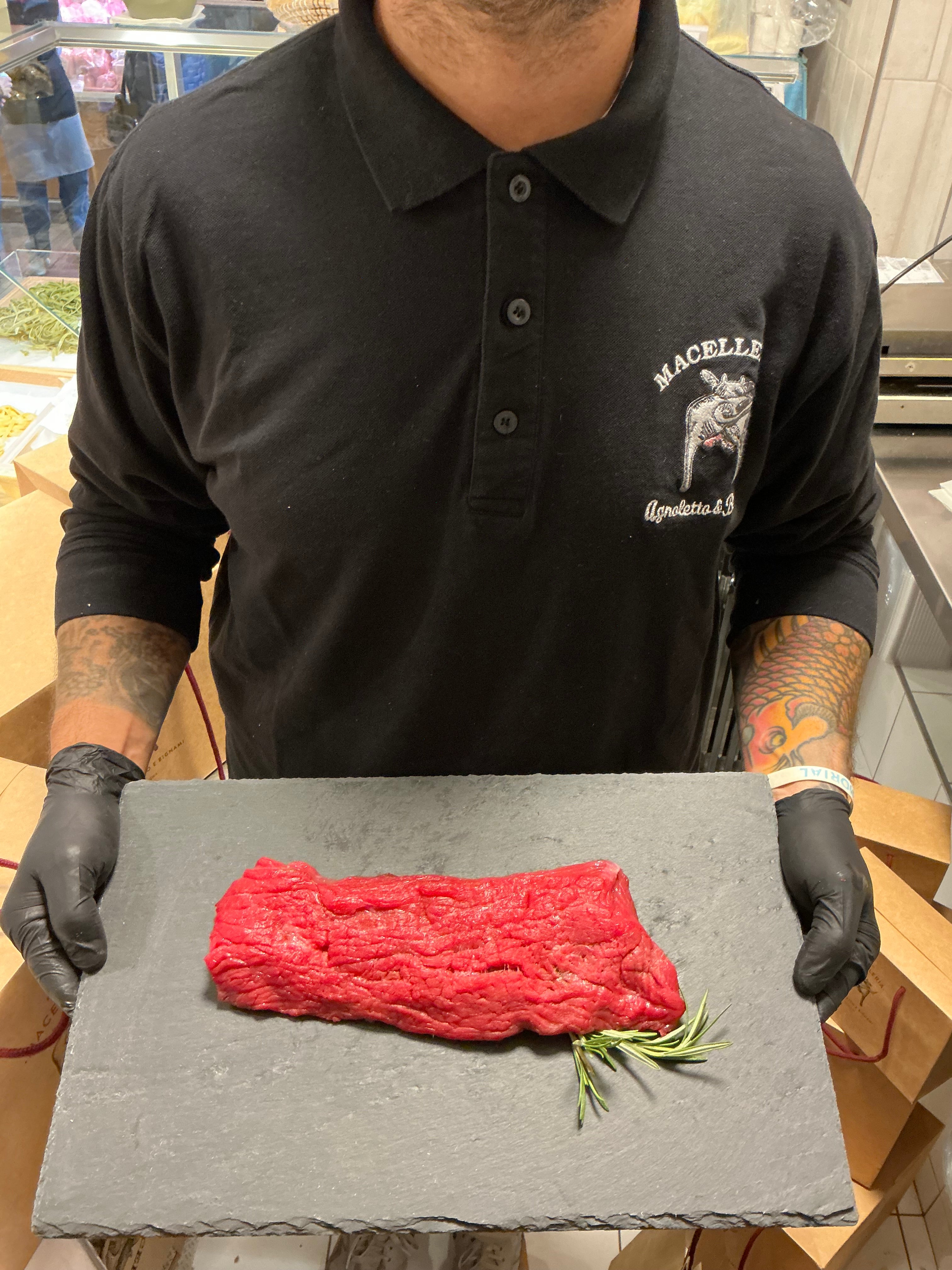 Tagliata di Fassona italiana Piemontese