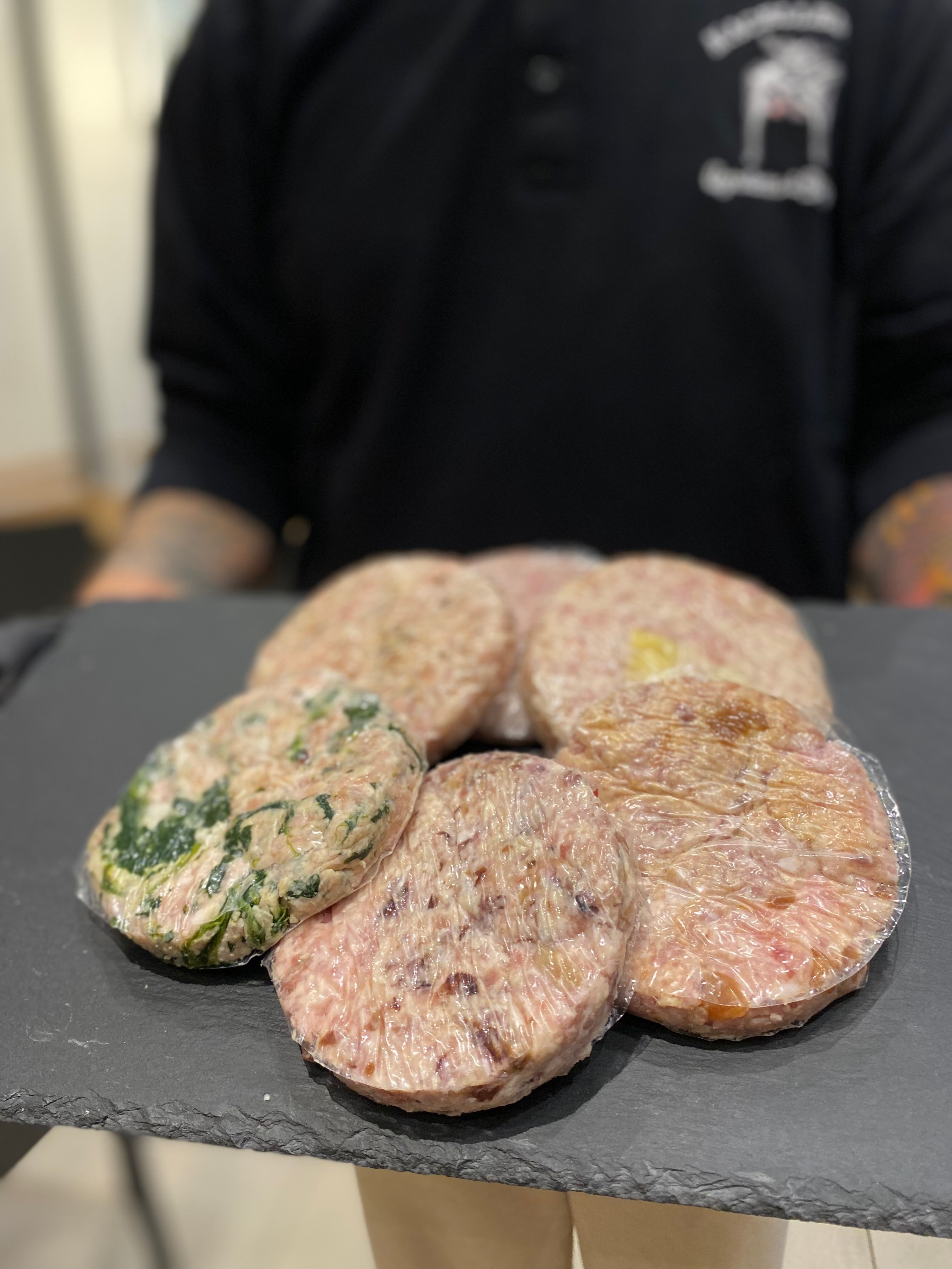 Hamburger carne bianca con varie farciture, scegli la tua!