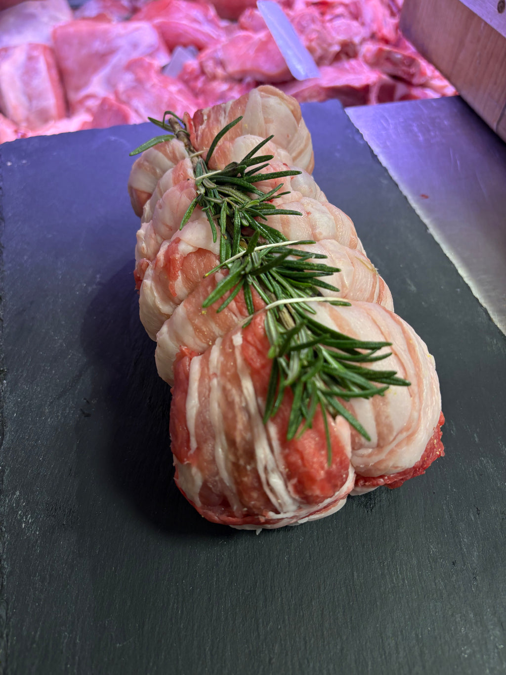TACCHINELLA farcita con salsiccia e prugne 900gr
