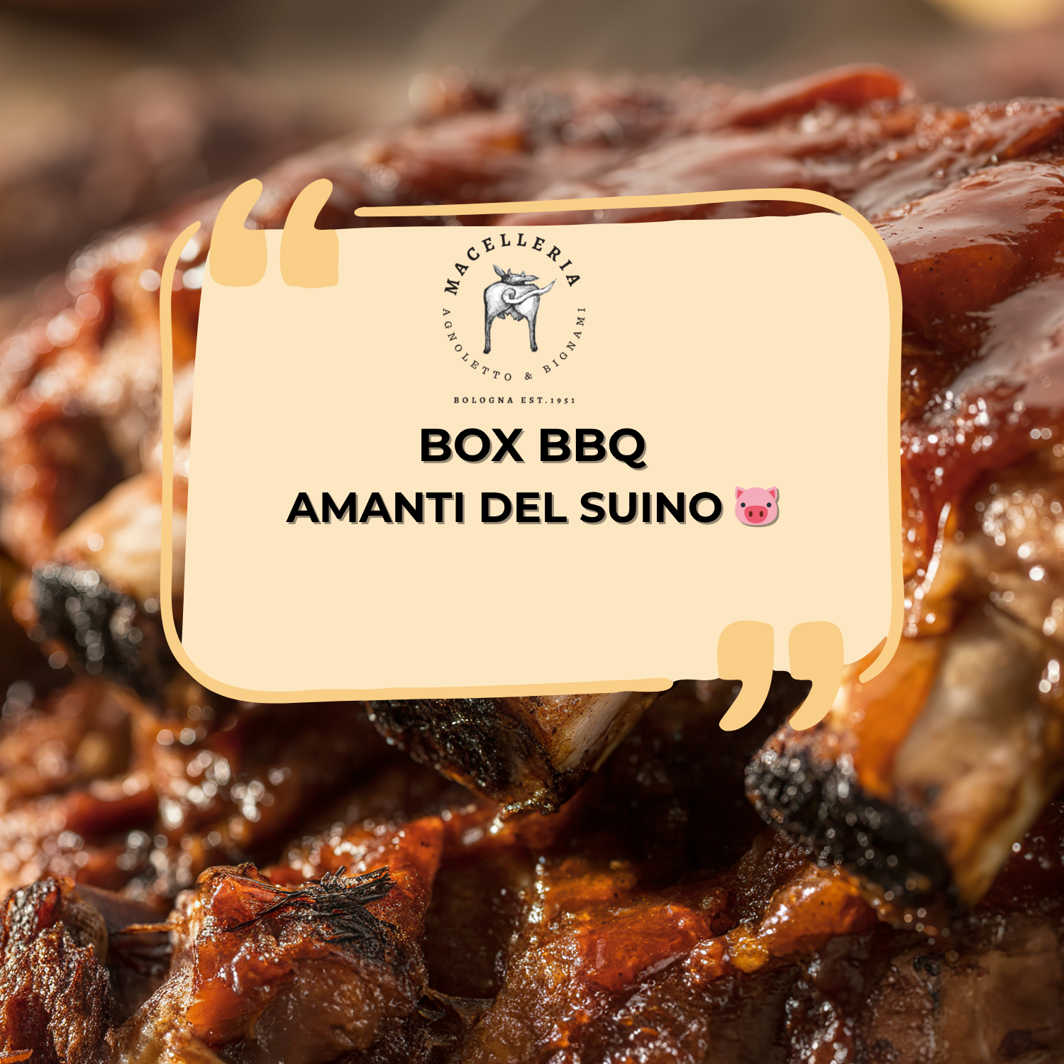 BBQ amanti del suino 🐷 a scelta