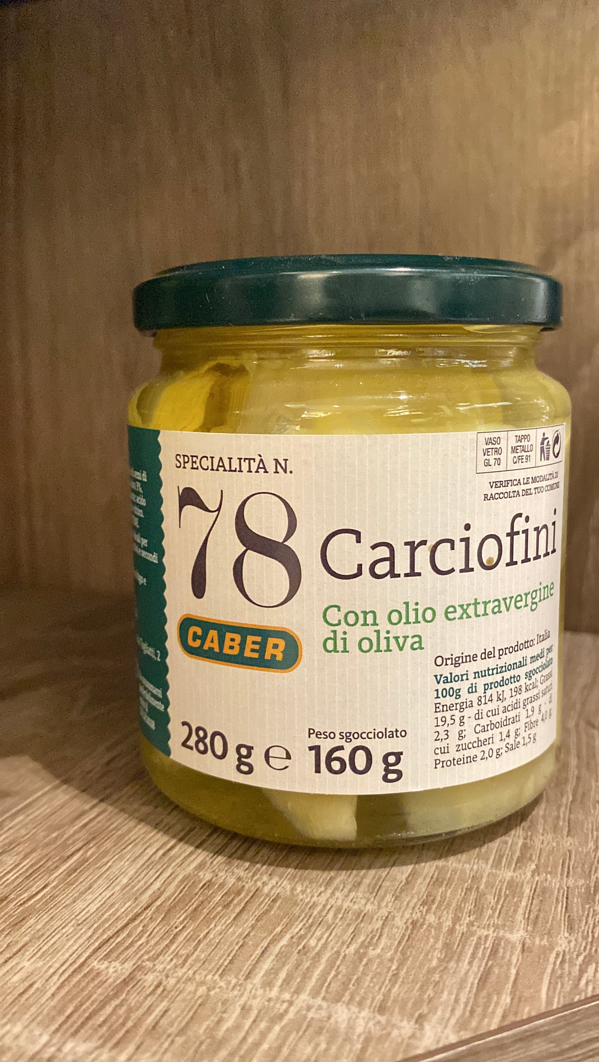 CARCIOFINI selezione in Olio Extravergine di Oliva