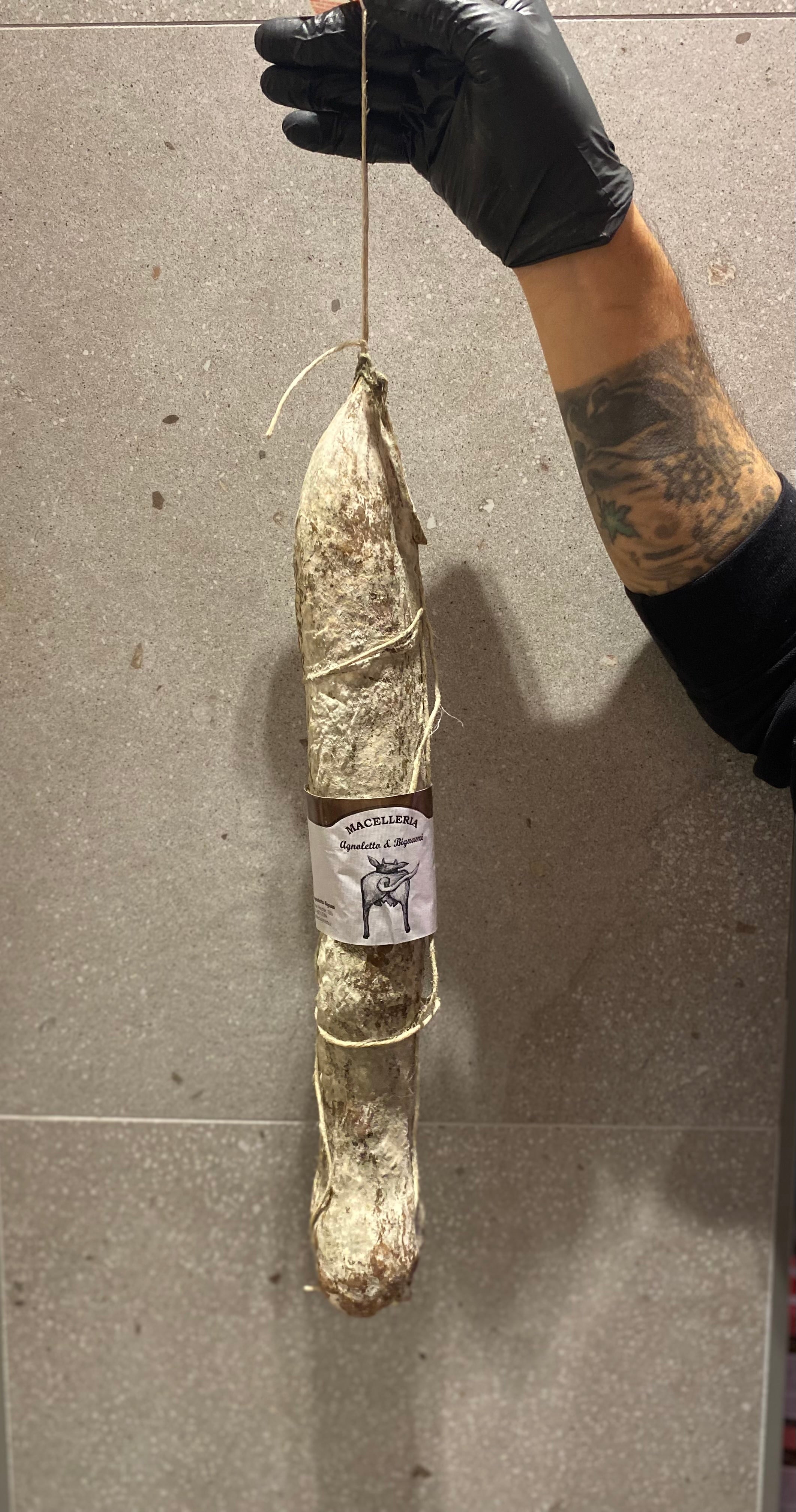 SALAME 900gr della Macelleria Agnoletto