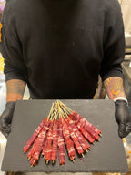 Arrosticini di pecora allevata in Italia