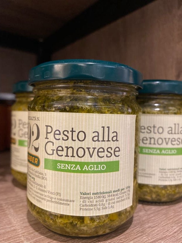 PESTO ALLA GENOVESE SENZA AGLIO selezione CABER