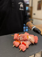 Spiedini di carne con verdure
