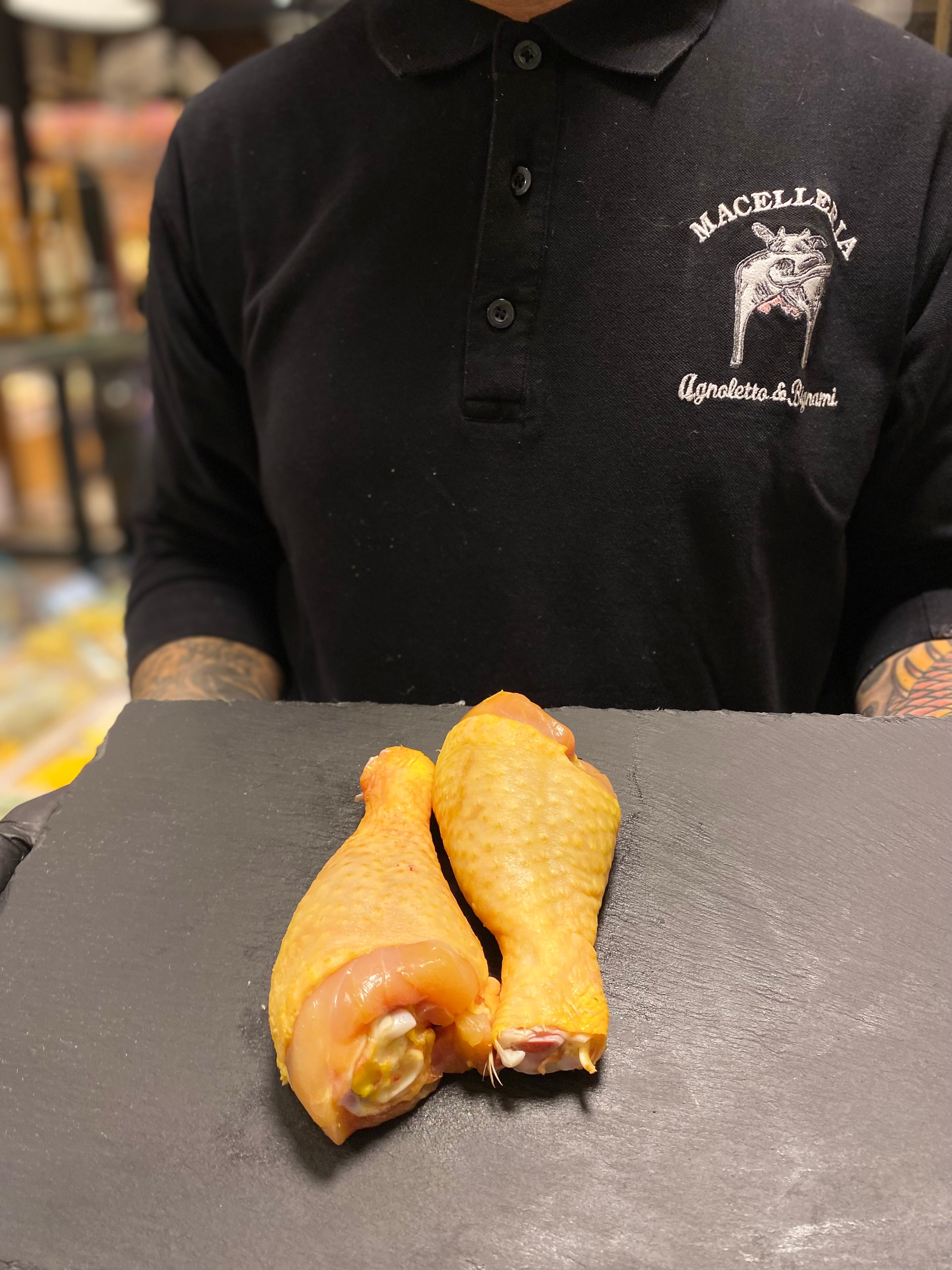 Fuso di pollo allevato a terra