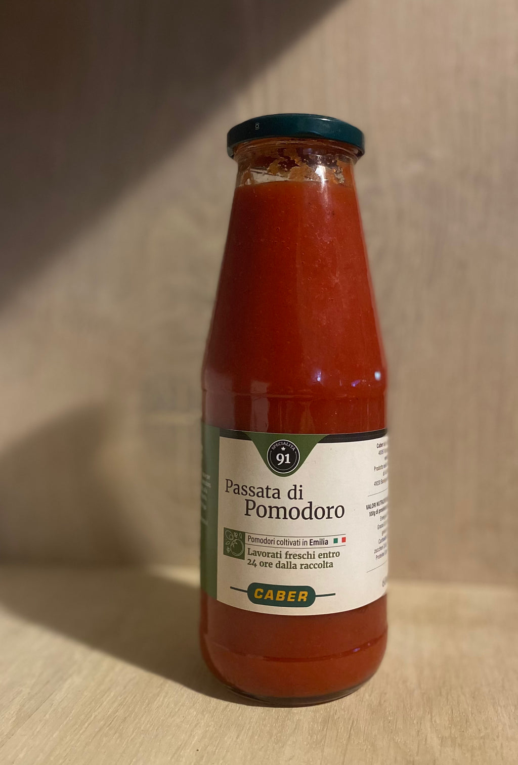 Passata di POMODORO 🥫 680gr selezione Caber Coltivazione Emilia Romagna