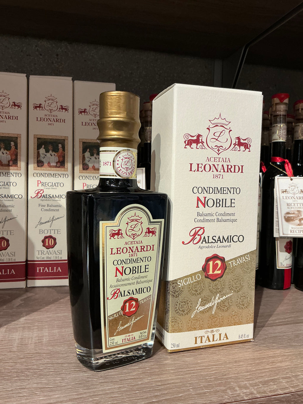 ACETO BALSAMICO ACETAIA LEONARDI- invecchiato 12 anni 250 ml