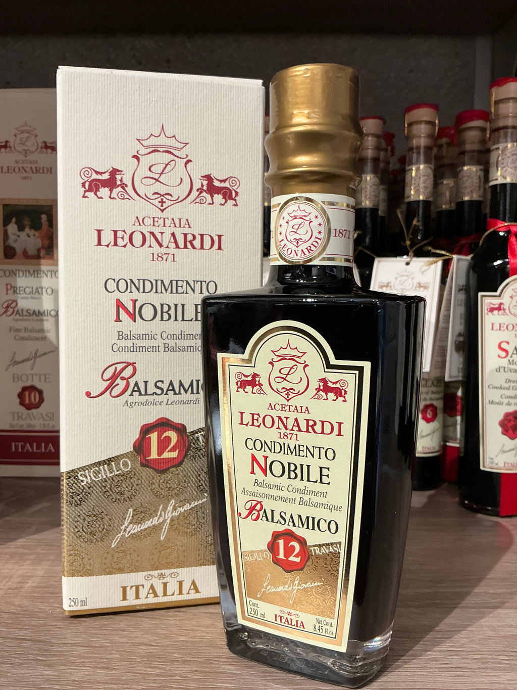 ACETO BALSAMICO ACETAIA LEONARDI- invecchiato 12 anni 250 ml