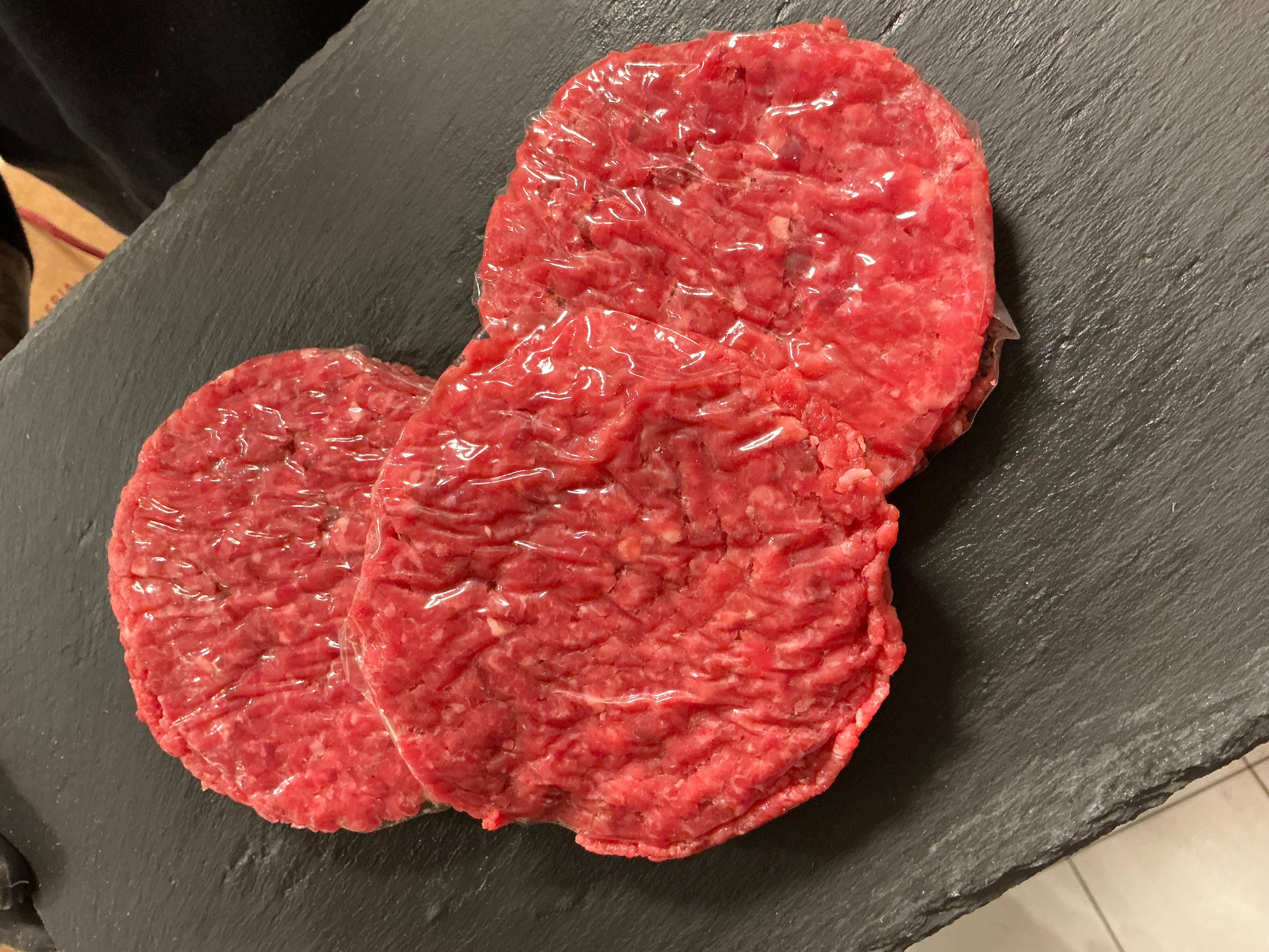 Hamburger scelti di Scottona Italiana Piemontese