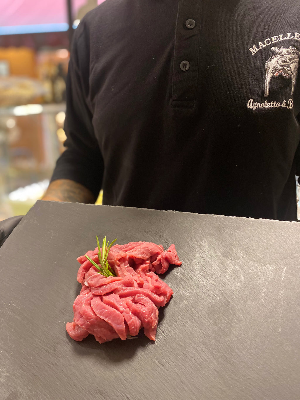 "Straccetti" di carne rossa Fassona
