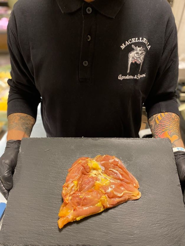 Bistecca di coscia di pollo