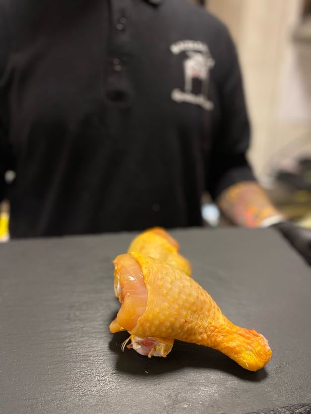 Fuso di pollo allevato a terra