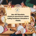 Box selezione del Macellaio FAMIGLIA MEDIA 5,6 kg Scottona Limusine e Vitello e Pollo