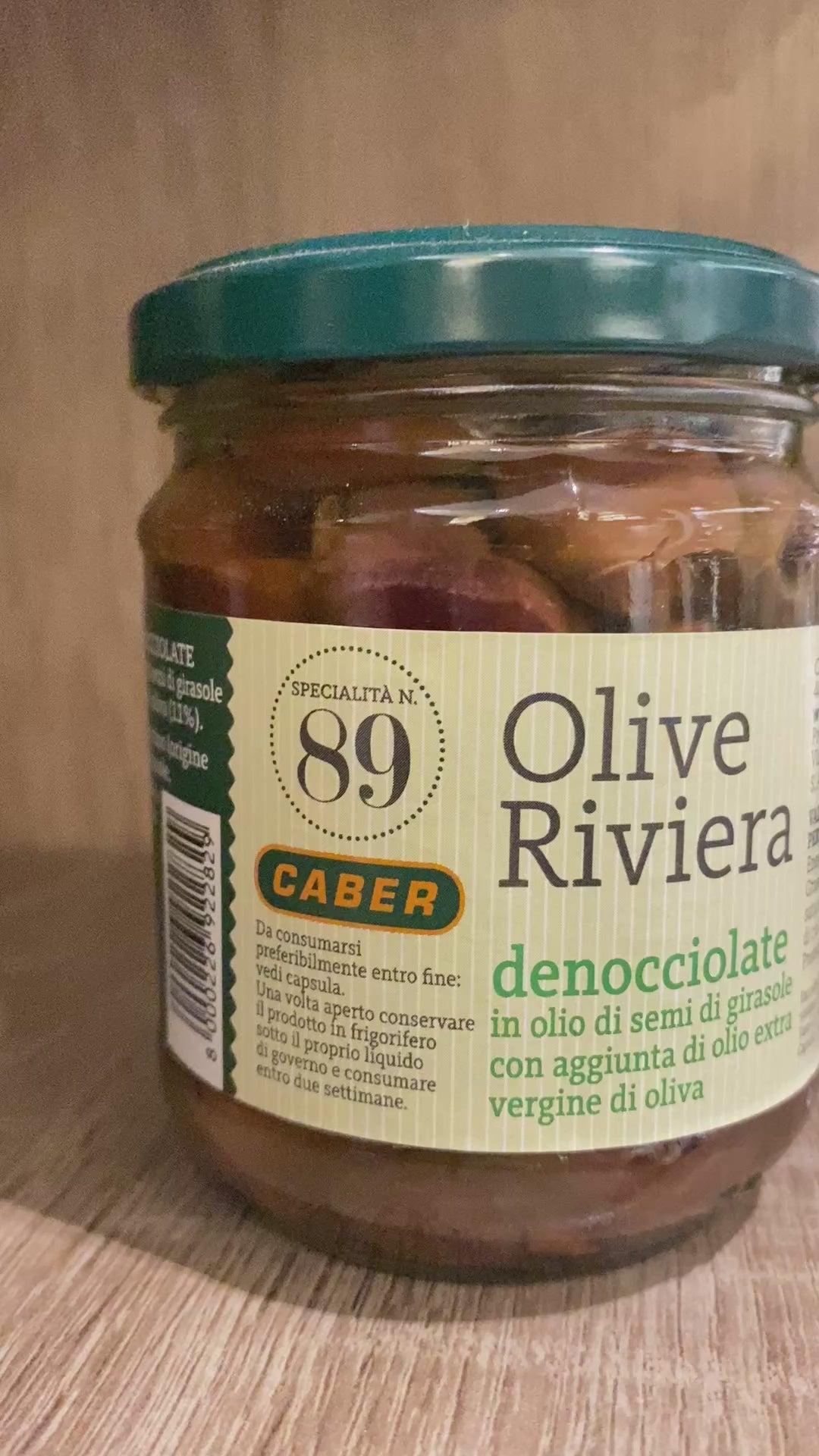 OLIVE TAGGIASCHE  selezione in Olio Extravergine di Oliva e Semi di girasole